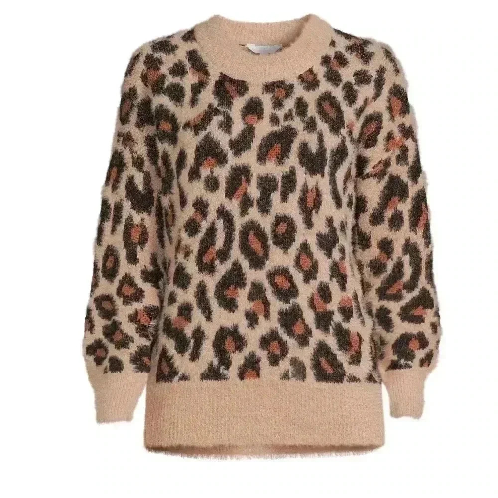 Time and Tru Women's Eyelash Pullover Sweater size large SUPER SOFT